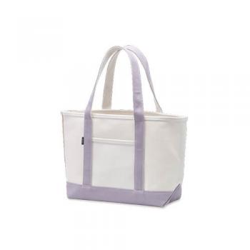 キャンバストートバッグ ラベンダー ラージ 帆布 バッグ 鞄 カバン 通販