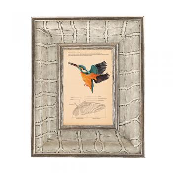 BIBLION FRAME E フレーム アンティーク調 木製 グレー おしゃれ 高さ23.5