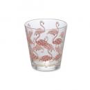 ガラスコップ フラミンゴ タンブラー グラス キッチン 硝子 透明 通販