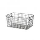 アイアンバスケット ブラック 大 スタッキング かご 収納 キッチン 通販