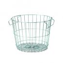 ランドリーバスケット シルバー 大 アイアン かご 収納 洗濯 通販