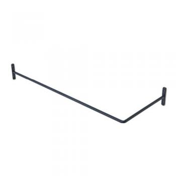 L字コーナーバー 大 ブラック ハンガー リビング キッチン 収納 通販