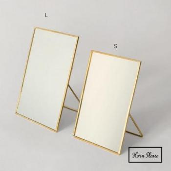 BRASS フレーム ミラー イニシア Sサイズ 通販