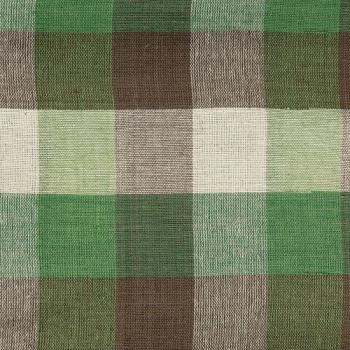 MULTI CLOTH M コットン インド綿 グリーン チェック ナチュラル クロス 幅150