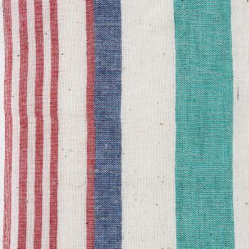 MULTI CLOTH BA コットン インド綿 ホワイト ストライプ ナチュラル クロス 幅150