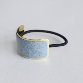 ヘアーゴム ベント ソリッドカラー BL 通販