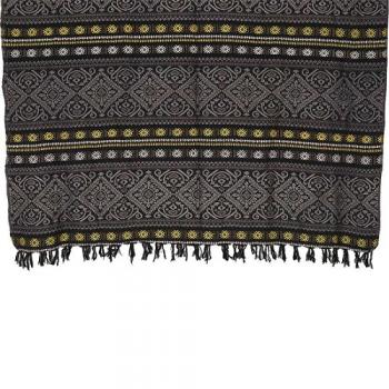 M.CLOTH ''JACQUARD WEAVING'' GY グレー インド綿 オシャレ 幅150