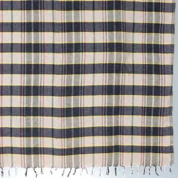 ACRYLIC BLANKET D ベージュ イエロー ポリエステル アクリル オシャレ 幅130