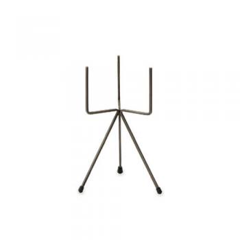 ポッドスタンド 小 シルバー ガーデニング 庭 アイアン 三脚 通販