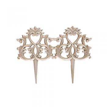 FENCE IVORY アイボリー アイアン ガーデン雑貨 柵 アンティーク調 高さ27