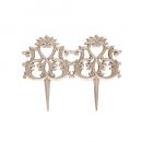 FENCE IVORY アイボリー アイアン ガーデン雑貨 柵 アンティーク調 高さ27