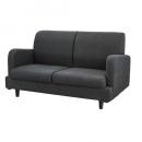 ブラックデニムソファ 2人掛 椅子 ヴィンテージ調 通販