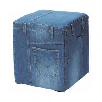 ジーンズスツール 椅子 木製 ファブリック 通販