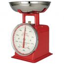 AMERICAN KITCHEN SCALE RED 計量器 キッチン用品 高さ22.5