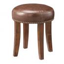 スツール 椅子 ソフトレザー ヴィンテージ調 通販