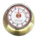 KITCHEN TIMER W/MAGNET ANTIQUE BRASS タイマー 直径7