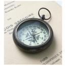 ブラスポケットコンパス 2個セット コンパス かわいい ステーショナリー アンティーク調 おしゃれ