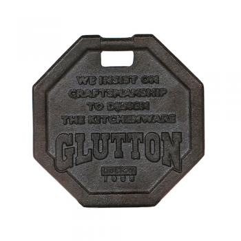 GLUTTON OCTAGON TRIVET アイアン 鍋敷 キッチン用品 ブラック 幅15