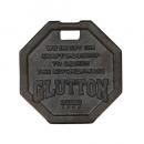 GLUTTON OCTAGON TRIVET アイアン 鍋敷 キッチン用品 ブラック 幅15
