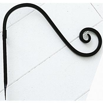 スパイラル・ウェーブフック 4個セット 壁掛け スチール アンティーク調 ハンガリー ディスプレイ