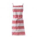 ボーダーエプロン レッド リネン シンプル ナチュラル 料理 キッチン 通販