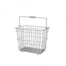 ランドリーワイヤーバスケット 小 シルバー 洗濯かご 収納 キッチン 通販