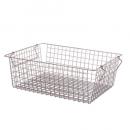 ワイヤーバスケット シルバー スタッキング かご 洗濯 高さ19 通販
