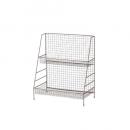 ワイヤーディスプレイラック シェルフ 収納 インテリア キッチン 通販