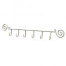 アイアンフック ロング ホワイト インテリア 飾り アンティーク 通販