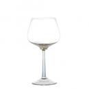GOLD POINT GLASS BURGUNDY WINE BLUE グラス オシャレ 高さ21