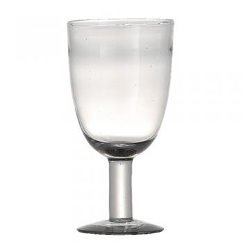 SMOKE GLASS WINE M グレー グラス スモーク オシャレ 高さ18.5