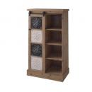 シェルフ4D アンティーク調 木製 スチール 通販