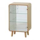 コレクションシェルフS 木製 おしゃれ ガラス 通販