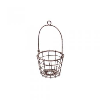 ワイヤーポットカバー 小 ハンギング ガーデニング 吊り 庭 植木 通販