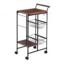 ノーム キッチンワゴン バスケット2D 木製 通販