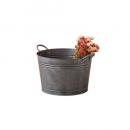 アイアンウォッシュタブ 小 バケツ  ガーデニング 庭 小物入れ 17.5L 通販