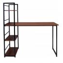 デスク ラック付き おしゃれ 木製 モダン 通販