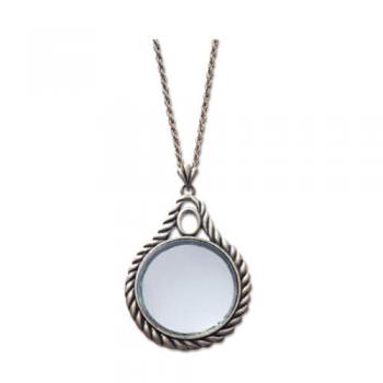 ペンダントルーペネックレス 拡大鏡 老眼鏡 虫眼鏡 アンティーク 通販