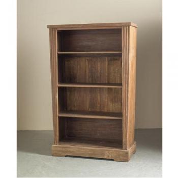 ウッドシェルフ アンティーク家具 棚 おしゃれ 4段 ナチュラル 書棚 本棚 ラック 北欧テイスト