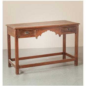 デスク アンティーク家具 おしゃれ テーブル 木製 ナチュラル 引き出し 机 ワークデスク 優美