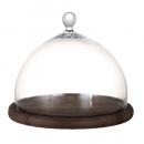 GLASS DOME MIRROIRS L ガラスドーム ディスプレイ 木製 おしゃれ 高さ26.5