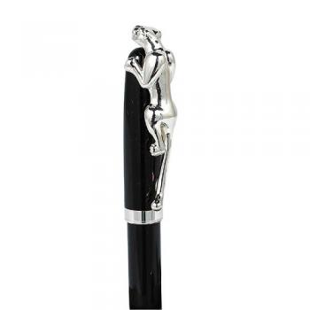 BALLPOINT PEN CLIMBING PANTHER BLACK 文具 長さ14.3