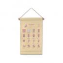 壁掛け ウサギ 折り紙 兎 タペストリー インテリア 目隠し 高さ62cm 通販