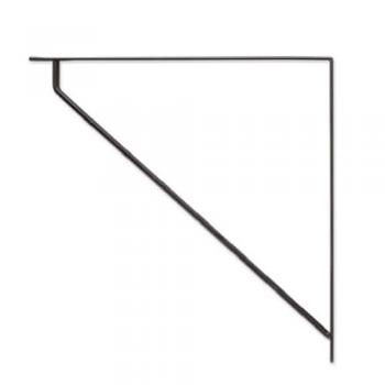 アイアンブラケット ブラック LLサイズ 支え棒 DIY 本棚 シンプル 通販