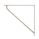 アイアンブラケット ゴールド LLサイズ 支え棒 DIY 本棚 シンプル 通販