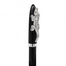BALLPOINT PEN CROCODILE BLACK 文具 ボールペン 長さ14.2