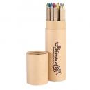 24 FRIENDS OF SKETCH RECYCLED PAPER 色鉛筆 エコ 長さ17.5