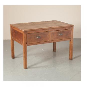 デスク アンティーク家具 おしゃれ テーブル 木製 ナチュラル チェスト 机 コンソール 北欧調