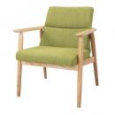 リズチェア 木製 おしゃれ アッシュ ファブリック 通販