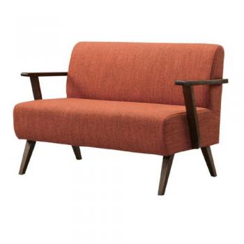 モティ 二人掛ソファ 木製 おしゃれ ファブリック 通販